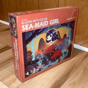 Blazing with Color! Sea-Maid Girl | 2000 Piece Jigsaw Puzzle 🧩🧜‍♀️